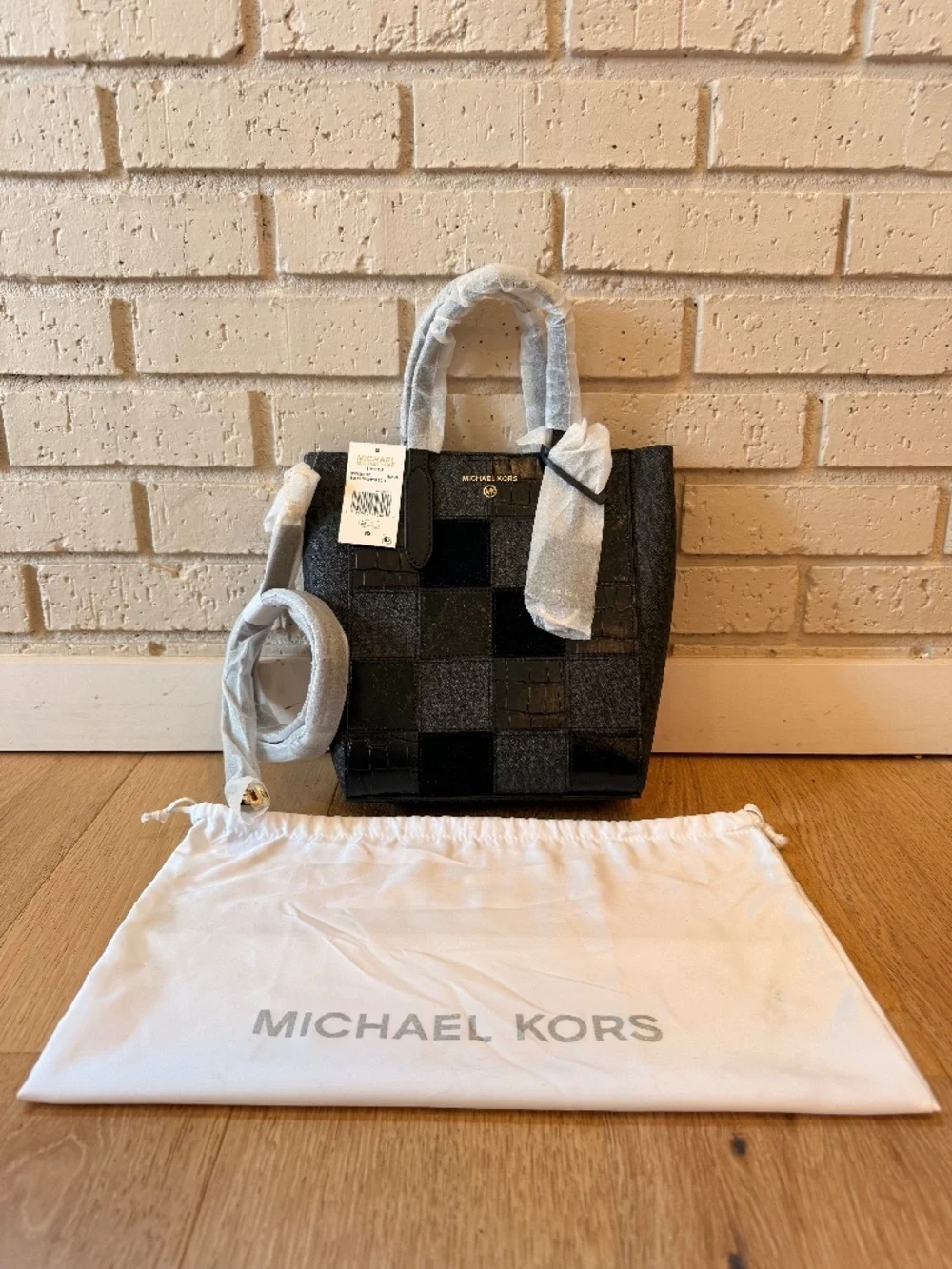Michael Kors Sinclair Small NS Shopper Tote Black NWT 30F1G5ST00